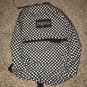 checkered jansport backpack